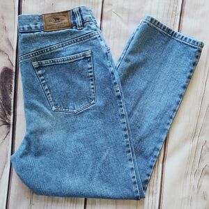 Lauren Ralph Lauren Vintage Style Straight High Rise Blue Jean | Women's Size 8
